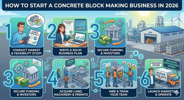 How to Start a Concrete Block Making Business in 2026: The Ultimate Guide